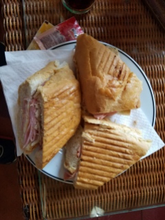 "Cuban sandwich" from Hotel Nacional